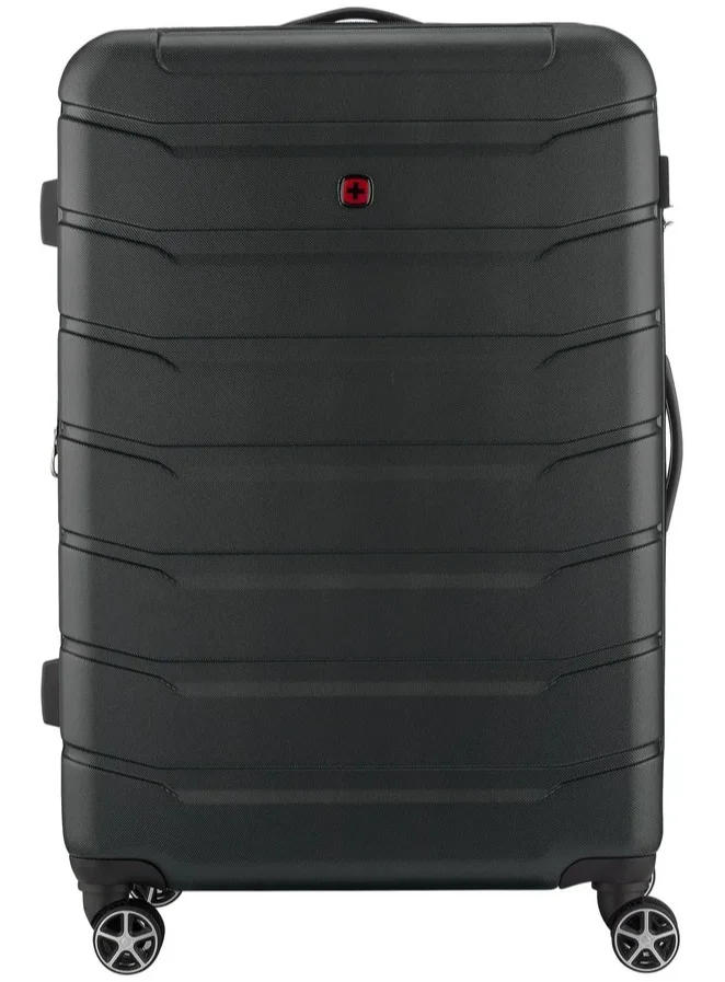 Wenger Vaiana 78 Cm Medium Hardside Expandable 4-Double Wheeled Check-In Luggage Trolley - Black